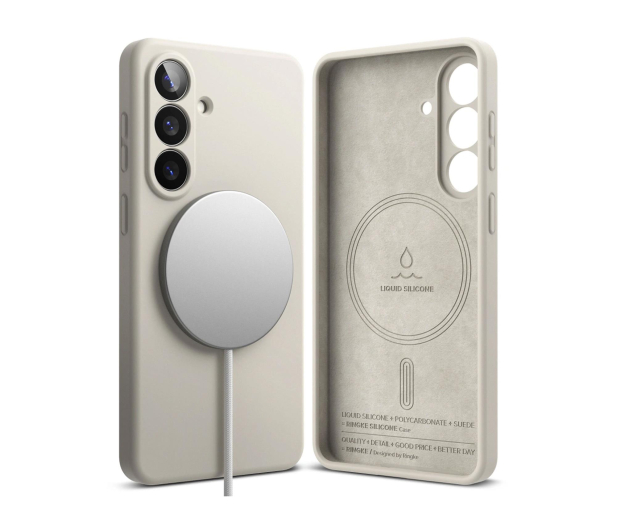 Ringke Silicone Magnetic Magsafe Galaxy S26+ Plus Stone - 1500219 - zdjęcie 2